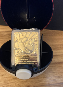 Pokemon JIGGLYPUF 23K Gold Plated Trading Card 1999 Burger King Promo No Box - Image 4