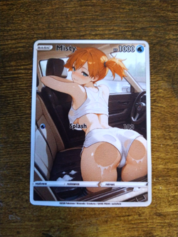 Beautiful Waifu Card - MIsty Wash - Goddess ACG Custom DIY Fan Art Card - Image 1