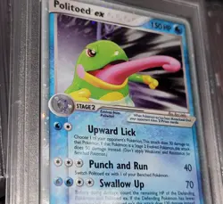 PSA 7 Politoed EX 107/115 EX Unseen Forces 2005 Pokemon Card Holo Foil Vintage - Image 3