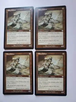 MTG Playset 4x Alloy Golem (Invasion/Artifact/U) - BGM - Image 1