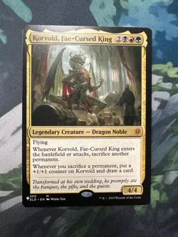 MTG - NM - Korvold, Fae-Cursed King - Throne of Eldraine 329 - Image 1