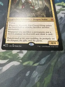 MTG - NM - Korvold, Fae-Cursed King - Throne of Eldraine 329 - Image 2