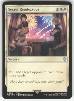 MTG - Secret Rendezvous (0217) 217 Commander: FINAL FANTASY NM FOIL - Image 1