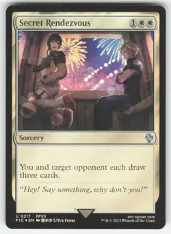 MTG - Secret Rendezvous (0217) 217 Commander: FINAL FANTASY NM FOIL - Image 1