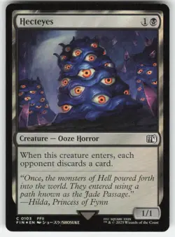 MTG - Hecteyes 103 FINAL FANTASY NM FOIL - Image 1