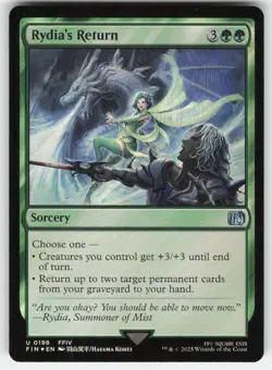 MTG - Rydia's Return 198 FINAL FANTASY NM FOIL - Image 1