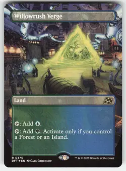 MTG - Willowrush Verge (Borderless) 375 Aetherdrift NM FOIL - Image 1