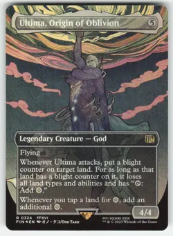 MTG - Ultima, Origin of Oblivion (Borderless) 324 FINAL FANTASY NM FOIL - Image 1
