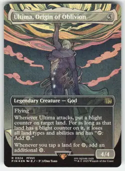 MTG - Ultima, Origin of Oblivion (Borderless) 324 FINAL FANTASY NM FOIL - Image 1