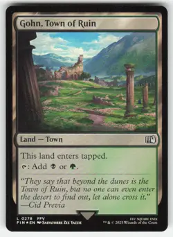 MTG - Gohn, Town of Ruin 278 FINAL FANTASY NM FOIL - Image 1