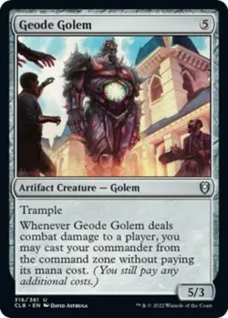 Geode Golem - Near Mint MTG Commander Legends: Battle for Baldur's Gate - Image 1