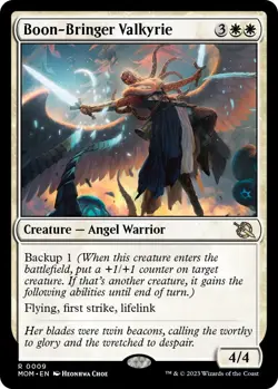 Foil - Boon-Bringer Valkyrie - 9 / NM / English MTG - Image 1