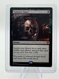 Vampiric Tutor (156) Near Mint Commander Legends Regular MTG - Image 2