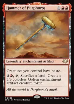 MTG - 4 x Hammer of Purphoros - Playset 4x x4 - Edge of Eternities - Image 2