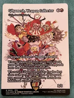 MTG Gilgamesh, Weapon Collector (Godo, Bandit Warlord) FOIL Final Fantasy NM/M - Image 1
