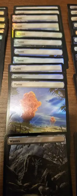 MTG Final Fantasy Full Art Foil Lands - Lot of 56 - Image 3