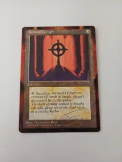 Tormod's Crypt MTG Hand Painted extended borderless art Chronicles Expansion - Image 1