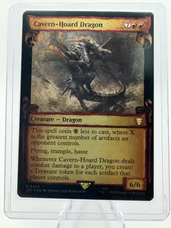 Cavern-Hoard Dragon Near Mint Foil (Showcase Scrolls) (435) LTR MTG Lord of the - Image 2
