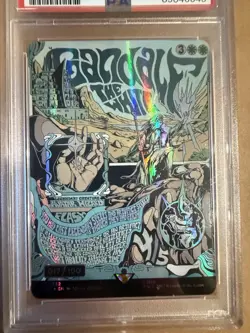 Gandalf the White Serialized 75/100 GEM MINT Lord of the Rings Rainbow MTG Magic - Image 4