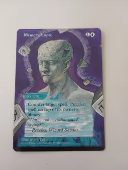 Memory Lapse MTG hand painted extended art Homelands expansion - Image 1
