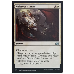 x4 Valorous Stance J22 MTG Playset M/NM Uncommon White Instant Jumpstart 2022 - Image 1