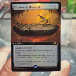 R 0356 Thrumming Hivepool Rare EXTENDED ART FOIL Rare Edge of Eternities MTG EOE - Image 1