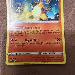 Pokemon Cards Charizard Dragon 2024 McDonalds Happy Meal - 001/015 Royal Blaze - Image 4