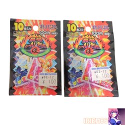 Pack 2 Pokemon Amada Hyper Sticker KAI Vintage Unused Nintendo Bandai Japanese - Image 1