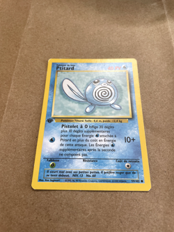 1st EDITION FRENCH Poliwag (Ptitard) Base Set 59/102 Regular 1999 Pokemon NM - Image 2