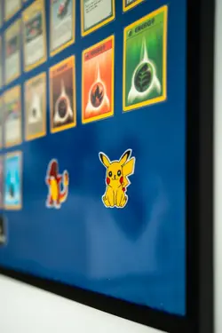 Hand Crafted Framed Pokemon Base Set 102/102 Full Collection (English) 36x48 - Image 5