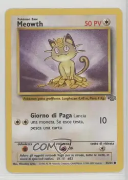 Meowth Italian Pokemon Jungle #56 1999 0ad - Image 1