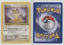 Meowth Italian Pokemon Jungle #56 1999 0ad - Image 3