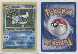 Vaporeon Holo Italian Pokemon Jungle #12 1999 05n7 - Image 3