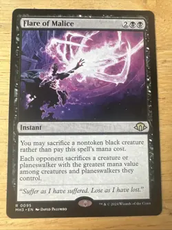 Flare of Malice 0095 MH3 NM/MT [Modern Horizons 3:MTG] - Image 1