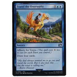 x4 Travel the Overworld FIN MTG M/NM Playset 4x Uncommon Blue Sorcery TCG CCG - Image 1