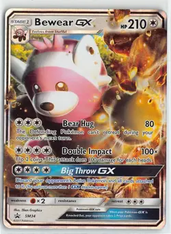 Pokemon Sun & Moon Promos Bewear GX Foil Promo #SM34 - Image 1