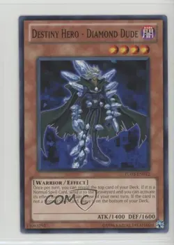Destiny HERO - Diamond Dude YuGiOh Turbo Pack: Booster 3 #TU03-EN012 2010 u3f - Image 1