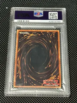 YUGIOH PSA 10 Gearfried the Iron Knight PSV-101 Super 1st Edition Light Fade - Image 2