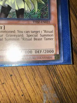 Ritual Beast Tamer Lara SE 1st Ed. YuGiOh The Secret Forces #THSF-EN022 1f59 - Image 3