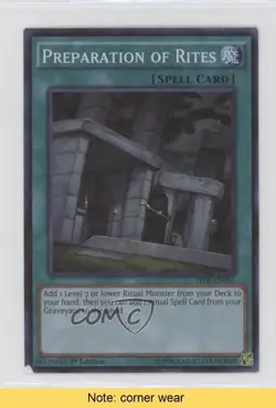 Super Rare - Preparation of Rites 1st Ed. YuGiOh The Secret Forces READ 0o36 - Image 1
