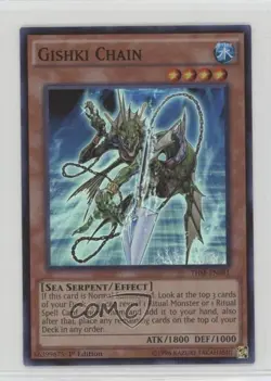 Super Rare - Gishki Chain 1st Ed. YuGiOh The Secret Forces #THSF-EN041 0a1 - Image 1