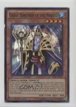 Super Rare - Great Sorcerer of the Nekroz 1st Ed. YuGiOh Secret Forces 0t0 - Image 1