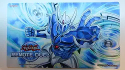 Yugioh TCG Official Remote Duel Elemental Hero Stratos Playmat (Konami TCG) - Image 1
