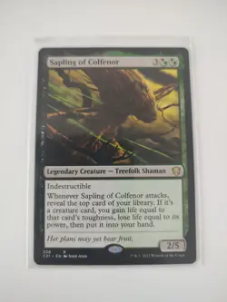 MTG Sapling of Colfenor Commander 2021 228 Regular Rare - Image 1