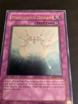 Miraculous Descent (UTR) EOJ-EN058 Enemy of Justice-1st Edition - Yugioh TCG - Image 2