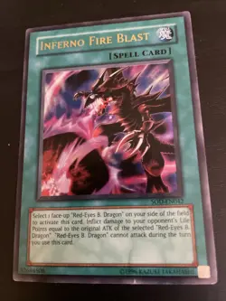 YUGIOH INFERNO FIRE BLAST SOD-EN042 ULTRA UNLIMITED ED - Image 1