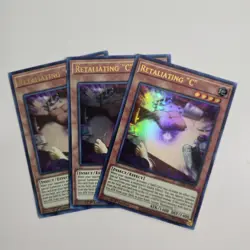 3x Retaliating “C” Ultra Rare 1St Edition GFP2-EN108 Yugioh Playset - Image 1