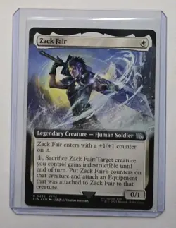 Zack Fair (Extended Art) Final Fantasy MTG NON-FOIL - Image 1