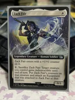 Zack Fair (Extended Art) Final Fantasy MTG NON-FOIL - Image 1