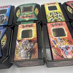 Yu-Gi-Oh EMPTY Yugioh Collector Tins Lot of 8 - Image 4